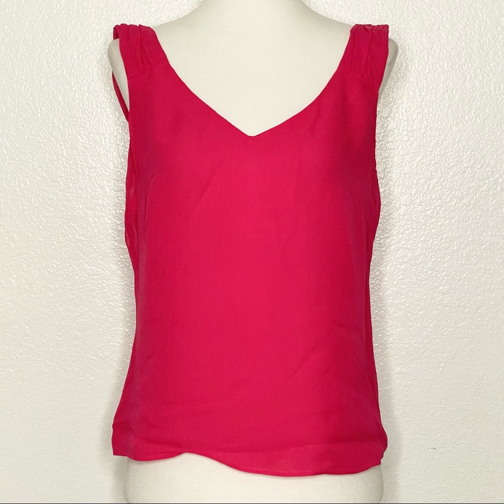 ESCADA Hot Pink Silk Blouse